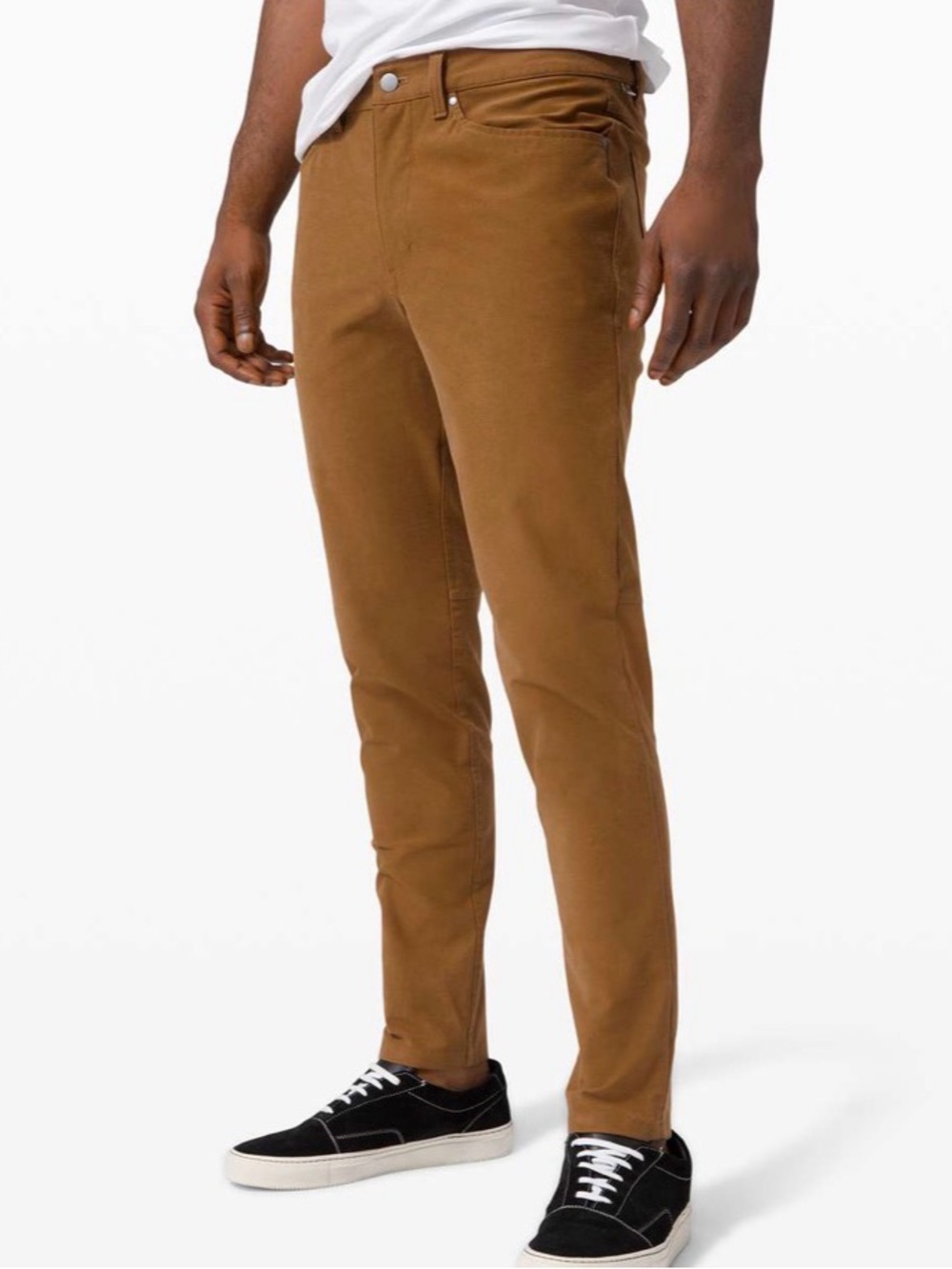 Lululemon ABC Pant Slim Utilitech Burnt Caramel Men’s Brown Gorpcore Golf Travel
